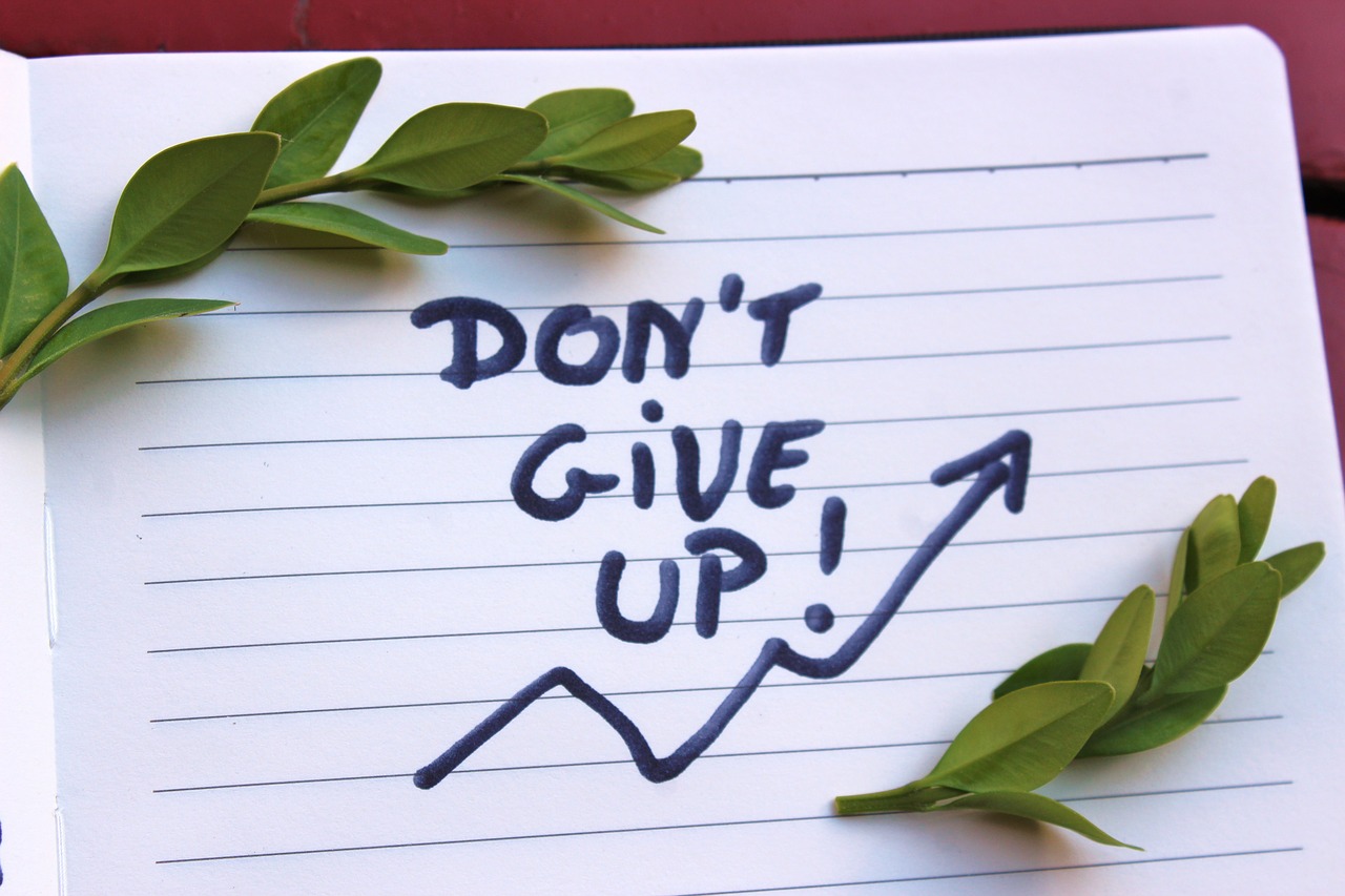 the image of don't give up